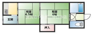 【間取り】 | 村田大庭町連棟平屋
