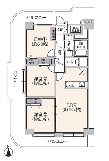 東陽町スカイハイツ　4階　角　部屋　リ　ノベーション済