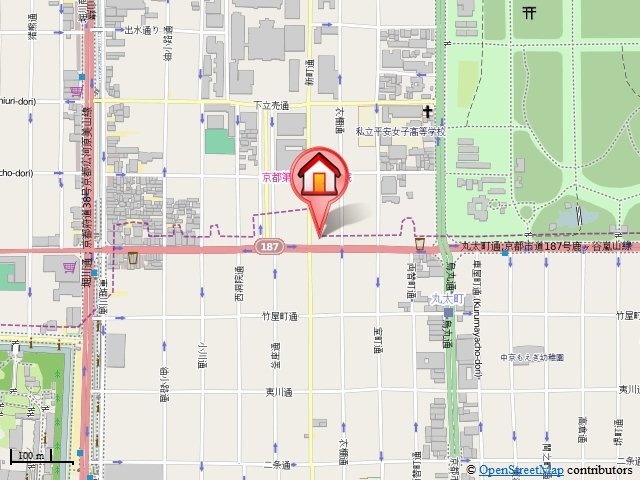 カーサ・デ・古都の地図