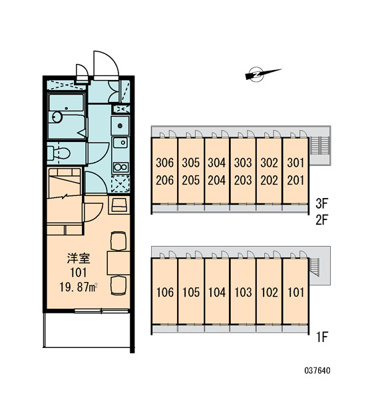【区画図】 | サニーハイツ