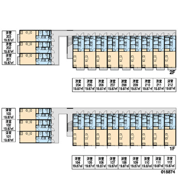 【区画図】 | メロディーハイツ市川