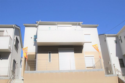 【外観】 | 海老名市上今泉3丁目　9号棟　新築戸建　全23棟【仲介手数料無料】 | 外壁サイディング