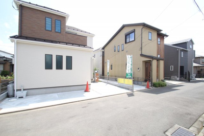【前面道路含む現地写真】 | 海老名市大谷南2丁目　2号棟　新築戸建　全5棟【仲介手数料無料】