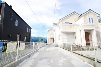 【駐車場】 | 5ＬＤＫ！海老名市大谷南2丁目  1号棟　新築戸建　全5棟【仲介手数料無料】 | ２台駐車可能