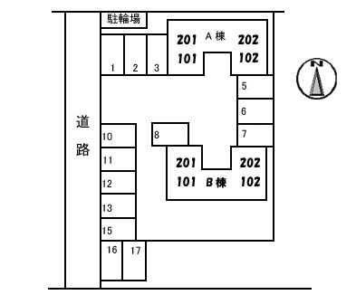 【区画図】 | ヴィオラS　A・B棟