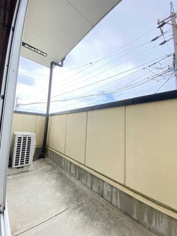 コーポ論地　No.2のバルコニー