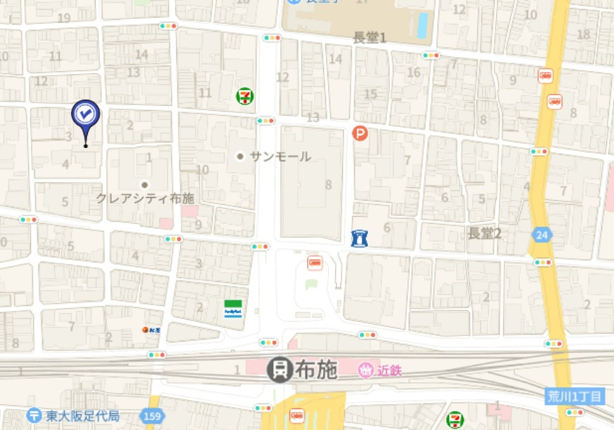 イーストコトブキの地図