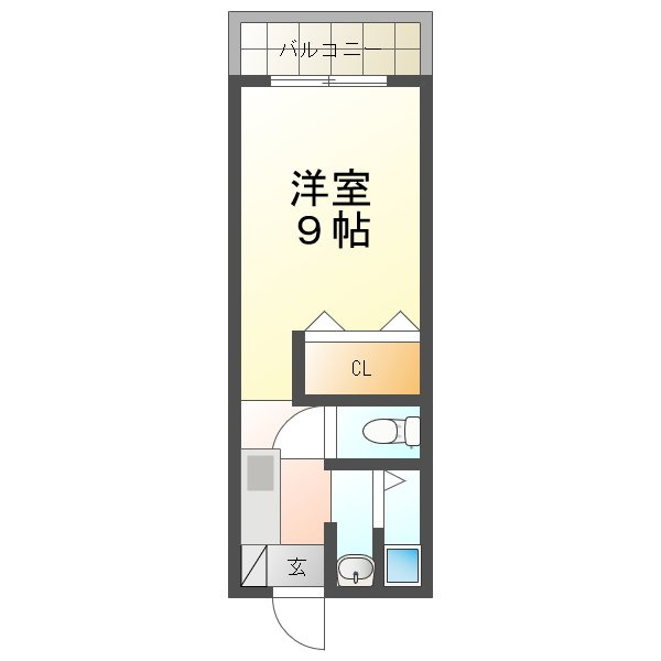 リバーハイツの間取り