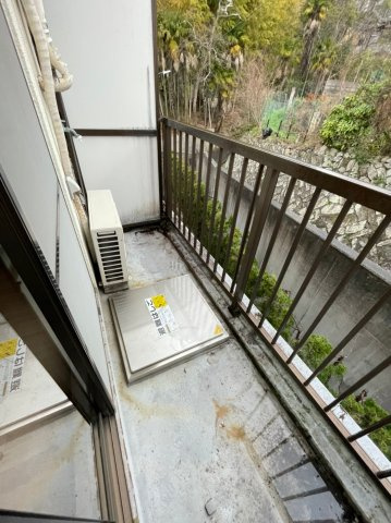 リバーハイツのバルコニー