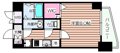 【間取り】 | ララプレイス大阪福島プレッソ