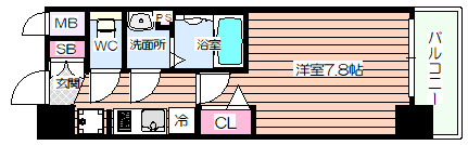 【間取り】 | ララプレイス大阪福島プレッソ