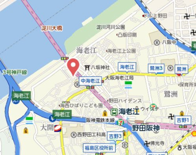 【地図】 | メゾン田中-海老江