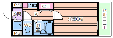 【間取り】 | プレサンス梅田西