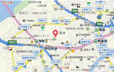 【地図】 | ビバーチェ鷺洲