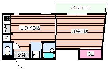 【間取り】 | コーポインデアン