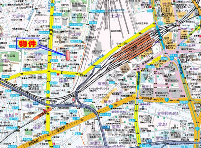 【地図】 | エスリード梅田西第3