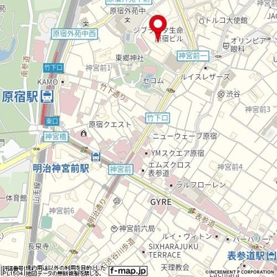 【地図】 | パークコート神宮前