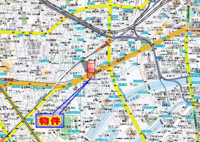 【地図】 | アルグラッド福島EAST