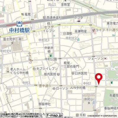 【地図】 | ダイホープラザ中村橋