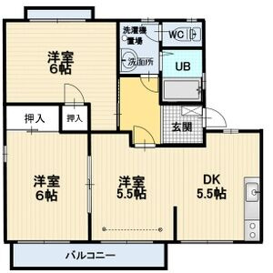 【間取り】 | フレグランス三石A