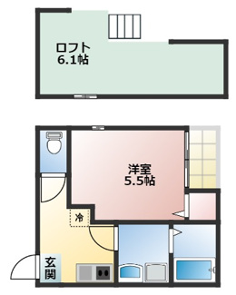 【間取り】 | La luce桜本町 | 略図の為、現状優先