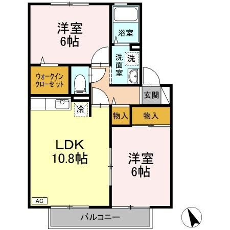 ガーデンスクエア　C棟の間取り