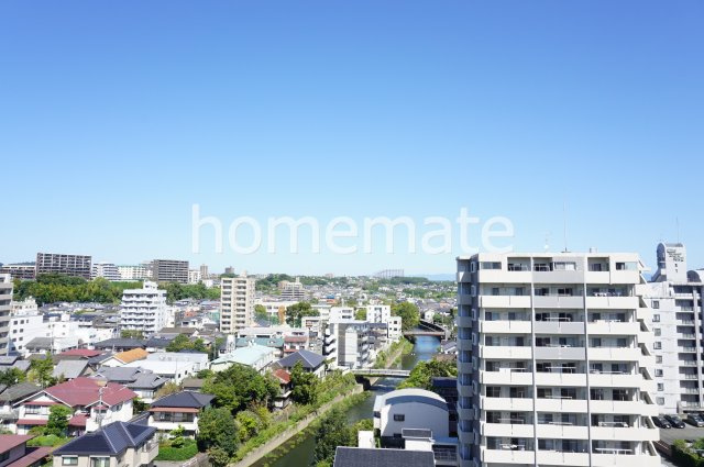 熊本市中央区坪井１丁目の賃貸マンションの展望