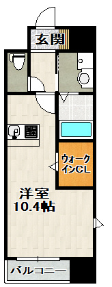 ONLYONE川西の間取り