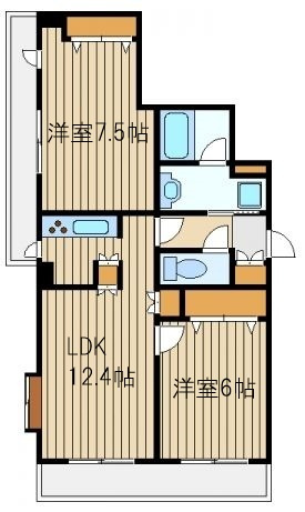 【間取り】 | ドゥーエ練馬