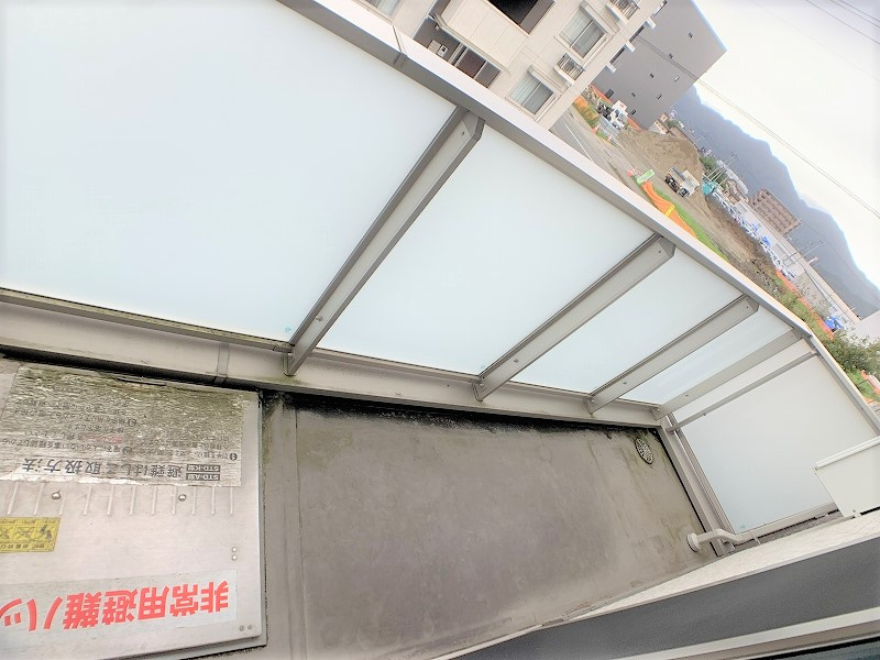 オーベル向中野Aのバルコニー