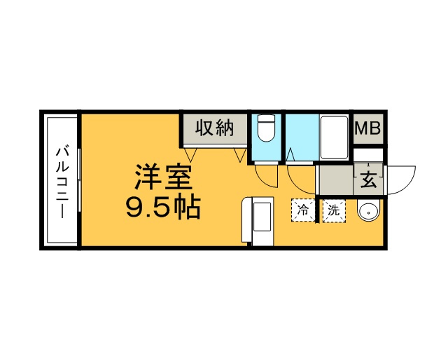 メゾン吉田【キャッシュバック対象物件】の間取り