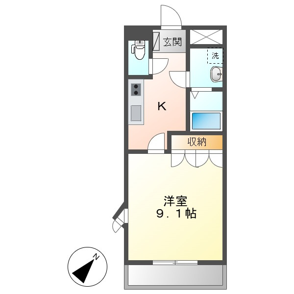 リバティーの間取り