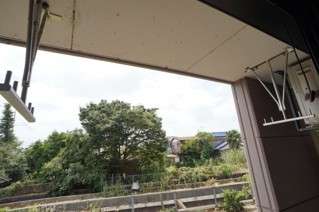 フラワーハイツ龍ヶ崎のバルコニー