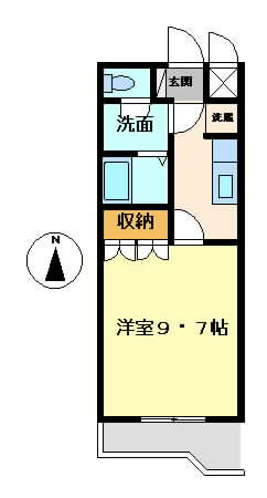 フラワーハイツ龍ヶ崎の間取り