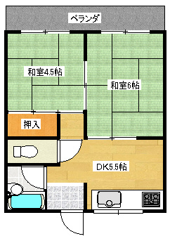 ヴィレッジの間取り