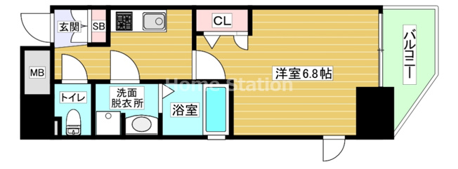 【間取り】 | ファーストフィオーレ福島野田