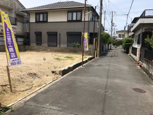 グラッド・タウン北楠の里町の前面道路含む現地写真|■駐車も２台楽々です♪♪