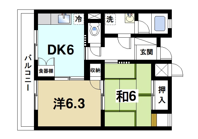 グレイス四条大路の間取り|ファミリーさんにおススメの間取りです。