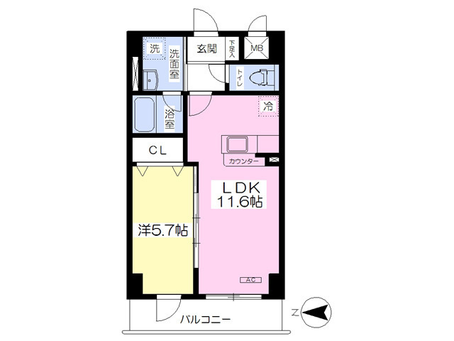 CasaLaVerde（カサ　ラ　ヴェルデ）の間取り