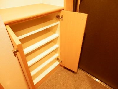 プレサンス京都四条烏丸クロスの収納|下駄箱