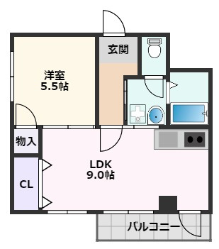 【間取り】 | ナンノ第5号館