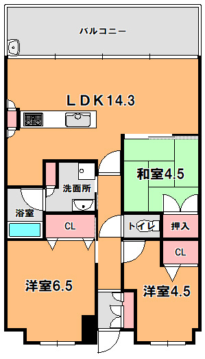 【間取り】 | プレミスト奈良三条通り
