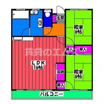 【間取り】 | 内野ビル | 内野ビルの間取り