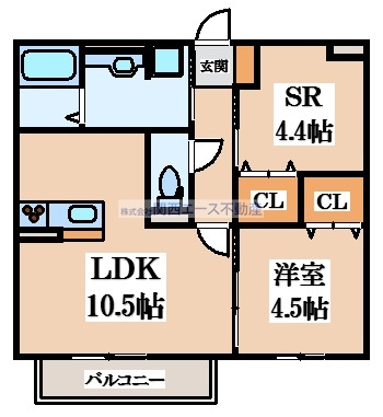 【間取り】 | スペチアーレＫ
