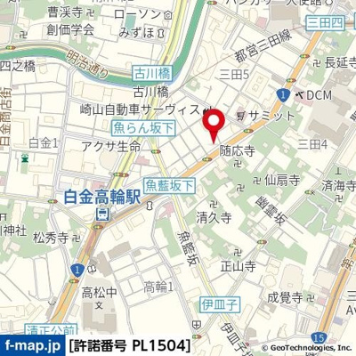 【地図】 | ルーブル白金高輪