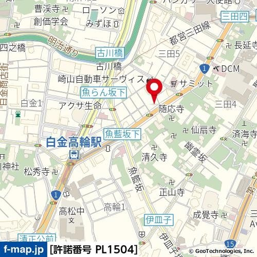 【地図】 | ルーブル白金高輪