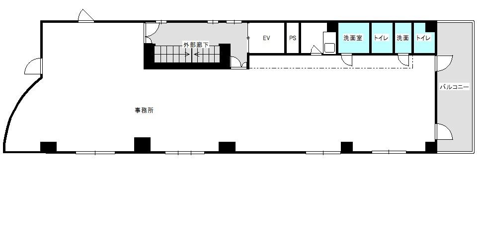 山中屋本店ビルの間取り