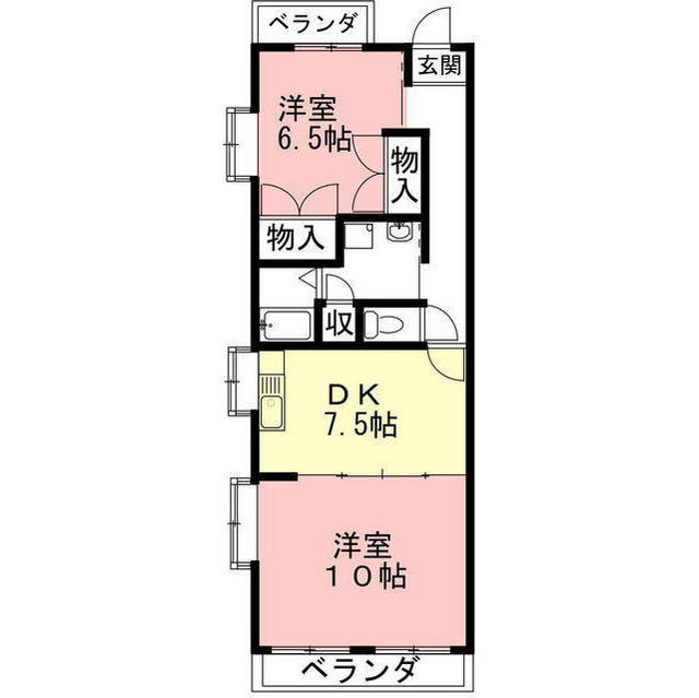 ラカーサ　アルタの間取り
