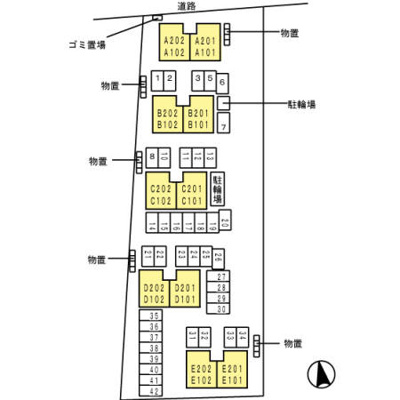 【地図】 | サンウォール オタギリＥ棟 | 『サンウォールオダギリ』