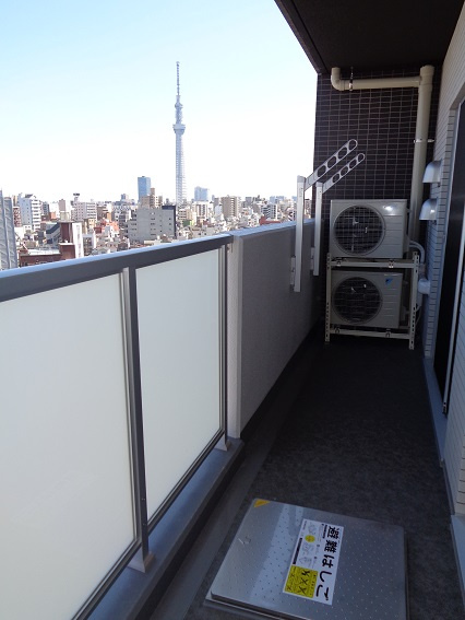 台東区日本堤２丁目の賃貸マンションのバルコニー|参照